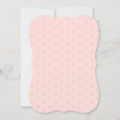 Hochzeitskleid Navy Gold Bridal Dusche Einladung (Rückseite)