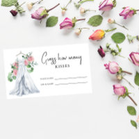 Hochzeitskleid - Raten Sie mal, wie viele Küsse Br