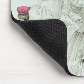 Hochzeitskleid, "Salons Le Follet Courrier Mousepad (Ecke)