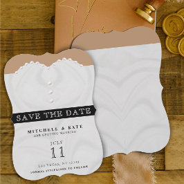 Hochzeitskleid Save The Date