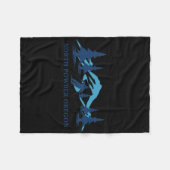 Hochzeitskleid-Shirt Fleecedecke (Vorderseite (Horizontal))