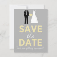 Hochzeitskleid & Tuxedo Ankündigung Datum freihalt