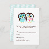 Hochzeitskleid UAWG RSVP Karte (Vorne/Hinten)