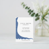 Hochzeitskleid Visitenkarte (Stehend Vorderseite)