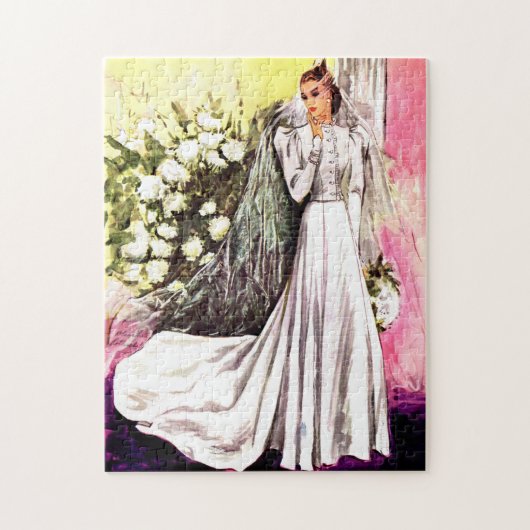 Hochzeitskleid von 1938 puzzle (Vertikal)