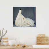 Hochzeitskleid von Katharine Worsley Poster (Küche)