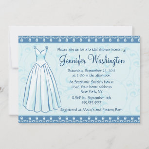 HochzeitskleiderBrautparty-Party-12x18einladung Einladung