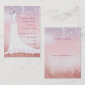 HochzeitskleiderDienstleistungsunternehmen Karte (Vorne/Hinten)