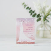 HochzeitskleiderDienstleistungsunternehmen Karte (Stehend Vorderseite)