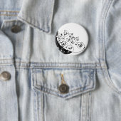 Hochzeitskleidermusterhintergrund der Braut Button (Beispiel)