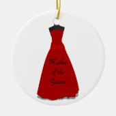 Hochzeitskleidmutter des Bauernornaments Keramikornament (Vorne)