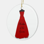 Hochzeitskleidmutter des Bauernornaments Keramikornament (Links)