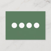 Hochzeitskleidung Begleitkarte (Rückseite)