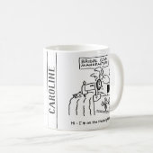 Hochzeitskleidung ist "On the Train" Kaffeetasse (VorderseiteRechts)