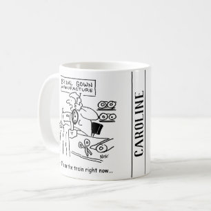 Hochzeitskleidung ist "On the Train" Kaffeetasse