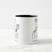 Hochzeitskleidung ist "On the Train" Zweifarbige Tasse (Mittel)