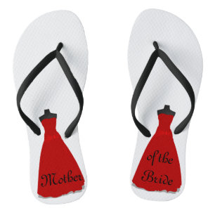 Hochzeitskleidung Mutter der Braut Flip Flops Badesandalen