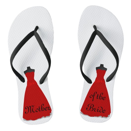 Hochzeitskleidung Mutter der Braut Flip Flops Badesandalen (Fußbett)