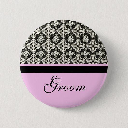 Hochzeitsknopf Button (Vorderseite)
