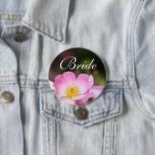 Hochzeitsknopf für hübsche Rosa-Blume Button (Beispiel)