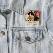 Hochzeitsknopf für Trauzeugin Button (Beispiel)