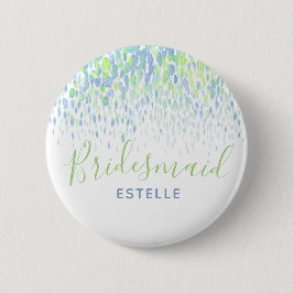 Hochzeitsknöpfe für abstrakte Kunst in Bridesmaid Button