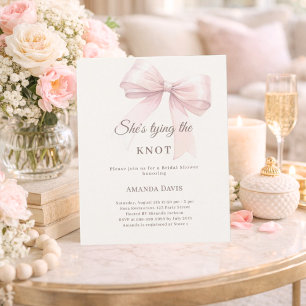 Hochzeitsknoten rosa Schleife Junggesellinnenabsch
