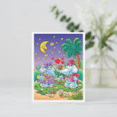 Hochzeitskochtopf Feiertagspostkarte (Stehend Vorderseite)