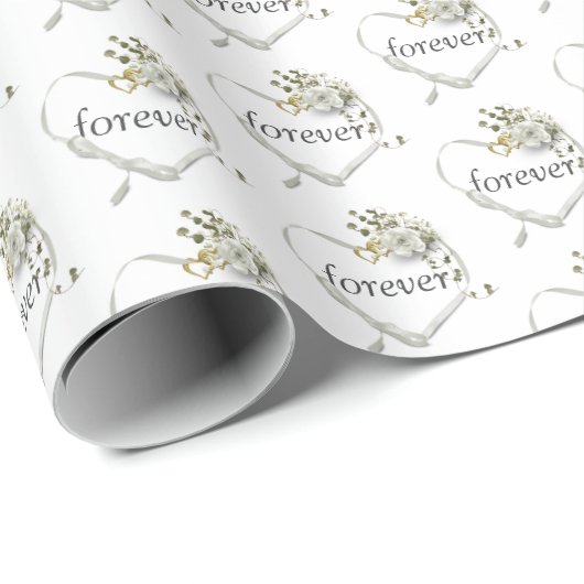 Hochzeitskohle mit Ivy Geschenkpapier (Rolleneckpunkt)