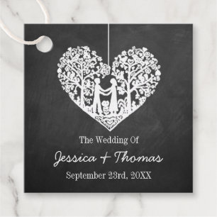 Hochzeitskollektion mit Hangherz Geschenkanhänger