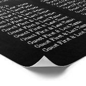 Hochzeitskollektion mit Hangherz Poster (Ecke)