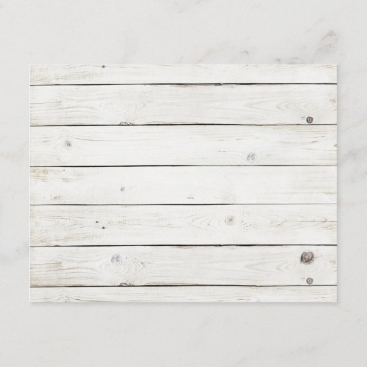 Hochzeitskollektion von Straußfisch Begleitkarte (Rückseite)