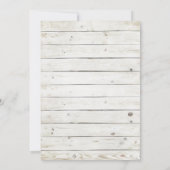 Hochzeitskollektion von Straußfisch Einladung (Rückseite)