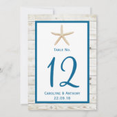 Hochzeitskollektion von Straußfisch Einladung (Rückseite)