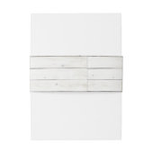 Hochzeitskollektion von Straußfisch Einladungsbanderole (Rückseitenbeispiel)