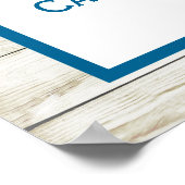 Hochzeitskollektion von Straußfisch Poster (Ecke)