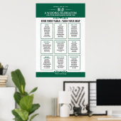 Hochzeitskonzert Thema Sitzplan Schild (Heimbüro)