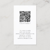 Hochzeitskoordinator Foto White Gold Celestial Visitenkarte (Rückseite)