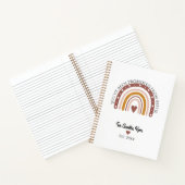 Hochzeitskopie für benutzerdefinierte Foto-Journal Notizblock (Innenseite)