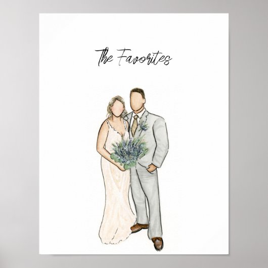 Hochzeitskopie Poster (Vorne)