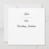 Hochzeitskranz Einladung (Rückseite)