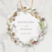Hochzeitskranz Geschenkanhänger (Vorderseite)