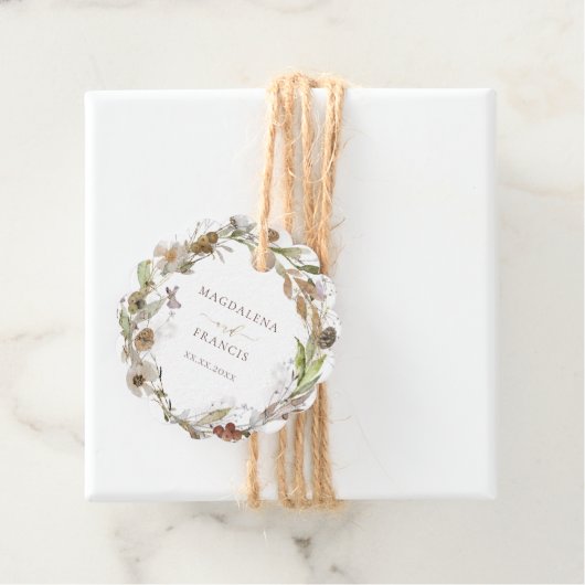 Hochzeitskranz Geschenkanhänger (Beispiel)