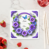 Hochzeitskranz Serviette (Beispiel)
