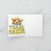 Hochzeitskrone Team Bride (Innenseite)