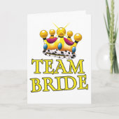 Hochzeitskrone Team Bride (Vorderseite)