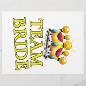 Hochzeitskrone Team Bride Briefbogen (Vorderseite)