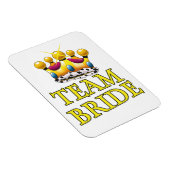 Hochzeitskrone Team Bride Magnet (Rechte Seite)