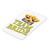 Hochzeitskrone Team Bride Magnet (Linke Seite)