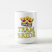 Hochzeitskrone Team Bride Verwandlungstasse (Zentrum)